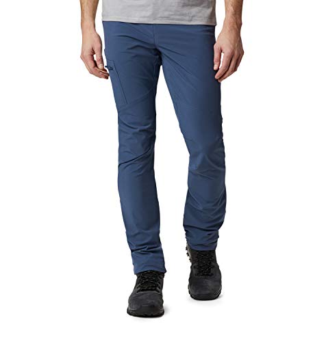 Columbia Triple Canyon, Pantalones de senderismo, Hombre, Azul (Dark Mountain), Talla W38/L32