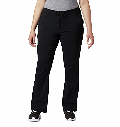 Columbia Women's Plus-size Anytime Outdoor Plus Size Boot Cut Pant Pants, -black, 16WxR
