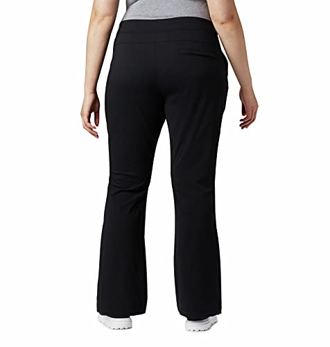 Columbia Women's Plus-size Anytime Outdoor Plus Size Boot Cut Pant Pants, -black, 16WxR