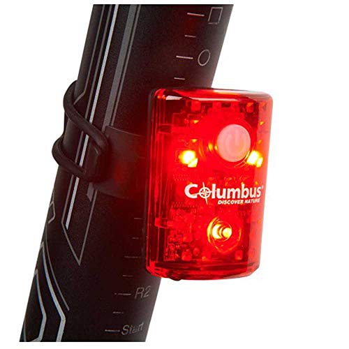 COLUMBUS Rear & Front Bike Light Set Luz de Seguridad, Adultos Unisex, Multicolor (Multicolor), Talla Única