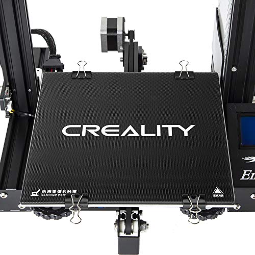 Comgrow Creality DIY Impresora 3D Ender 3 con Placa de Vidrio Templado y Cinco Boquillas Tamaño de Impresión 220x220x250 mm(Ender 3X)