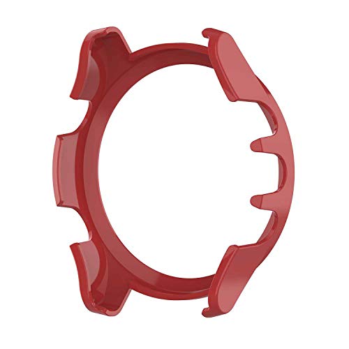 Compatible con Garmin Forerunner 945 - Carcasa protectora para Garmin Forerunner 945 / 935 (PC rojo)