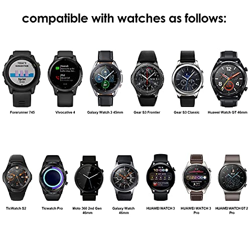 Compatible con Huawei Watch GT2 Pro Correa/Huawei Watch GT2 46mm Correa, 22mm Silicona Pulsera Deportiva Correa para Huawei Watch 3/Pro/Huawei Watch GT 2/GT Fashion/Sport/Active/Elegant/Classic