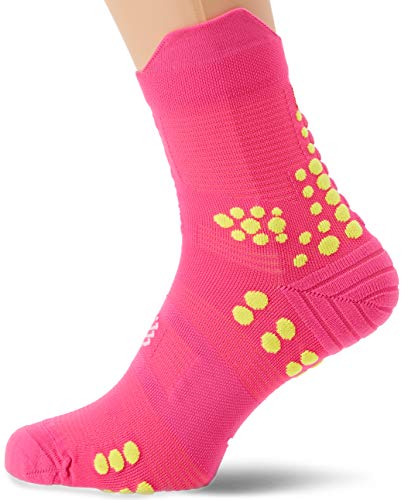 COMPRESSPORT Calcetines unisex de compresión media., Unisex adulto, Calcetines, CS1TSHV3FL3430T2, rosa, 2 años