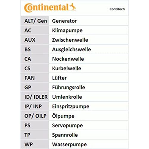 Contitech CT1044WP1 Correa