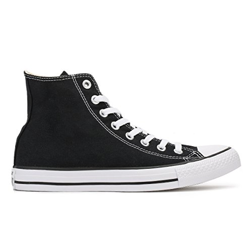 Converse All Star Hi Canvas Zapatillas Negras-UK 10.5