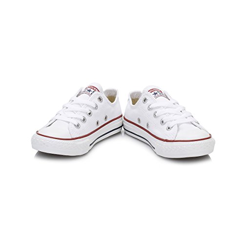 Converse Mandriles 1U647 AS OX Can Blanco Blanco Mono, Converse Schuhe Unisex Sizegroup 10:37.5