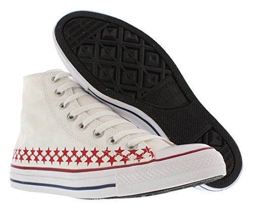 Converse Zapatillas unisex Chuck Taylor All Star Americana, Blanco/Azul, 42.5 EU