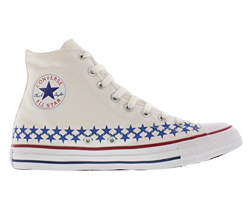 Converse Zapatillas unisex Chuck Taylor All Star Americana, Blanco/Azul, 42.5 EU