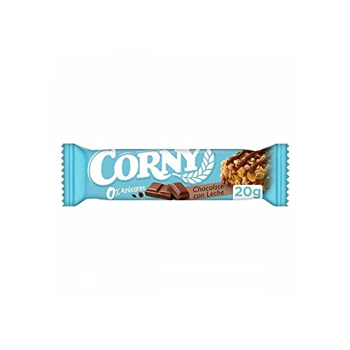 Corny Barritas 0 % de Chocolate con Leche, 6 x 20 g