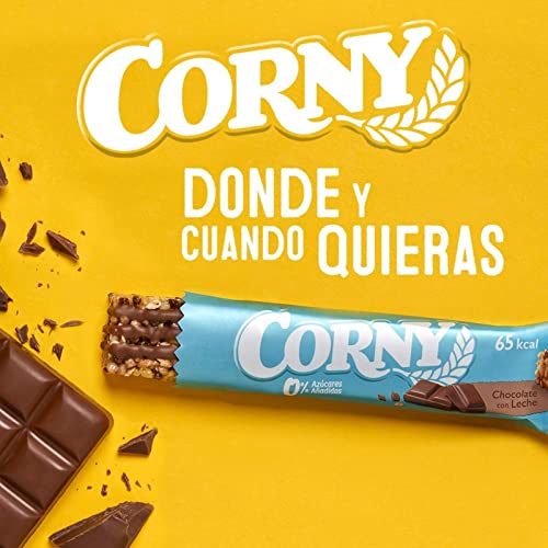 Corny Barritas 0 % de Chocolate con Leche, 6 x 20 g