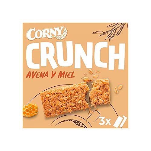 Corny Crunch Barritas de avena y miel. 9 estuches con 3 barritas 9x(3x40g)