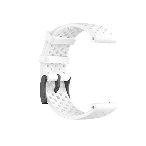 Correa para Suunto 7/Suunto 9,Correas Reloj,Bandas Correa Repuesto,Reloj Recambio Brazalete Correa Repuesto para Suunto Spartan Sport /Suunto Spartan Sport Wrist hr/Suunto9 baro/Suunto D5 (blanco, L)