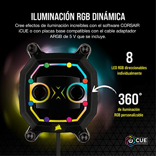 Corsair Hydro X Series XC5 RGB - Enfriador de Agua para CPU (AM4)