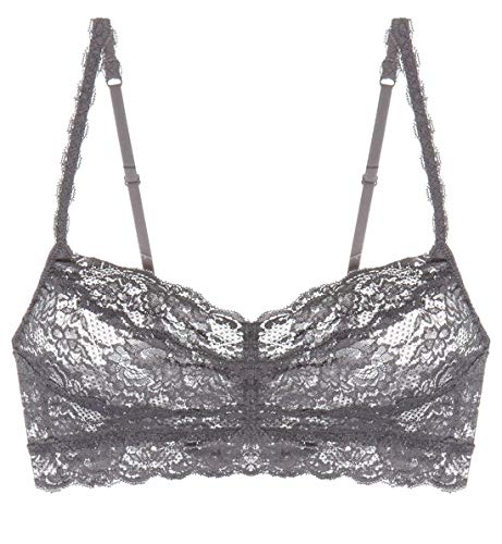 Cosabella - Sujetador copa blanda con bordado, Mujer, Antracita, S