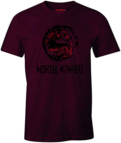 cotton division MEMOKOGTS103 Camiseta, Granate, XL para Hombre