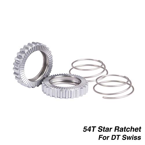 cottonlilac ZTTO Hub Service Kit Star Ratchet SL 54 Dientes para DT Swiss 54T Hub Parts Mountain Bike Road Bicycle Parts Durable - Plateado