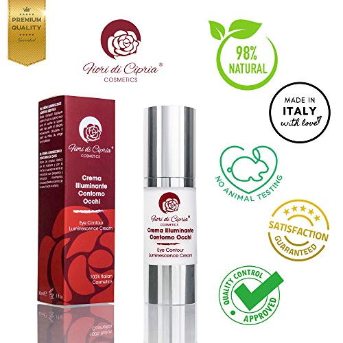 Crema Contorno de Ojos Antiarrugas y Antiojeras - Corrector Ojeras y Bolsas para Mujer y Hombre contra Parpados Caídos y Patas de Gallo con Vitaminas contra el Cansancio de los Ojos - 30ml