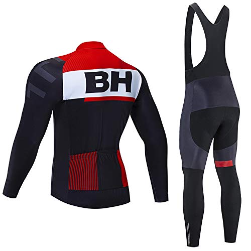 Cremallera Ropa Ciclismo Hombre Invierno Equipo Profesional,Traje Ciclismo Invierno Manga Larga