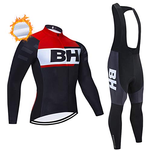 Cremallera Ropa Ciclismo Hombre Invierno Equipo Profesional,Traje Ciclismo Invierno Manga Larga