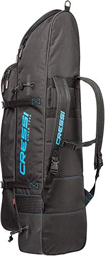 Cressi Piovra Fins Backpack XL Mochila para Equipo de Pesca Deportiva, Unisex-Adult, Negro