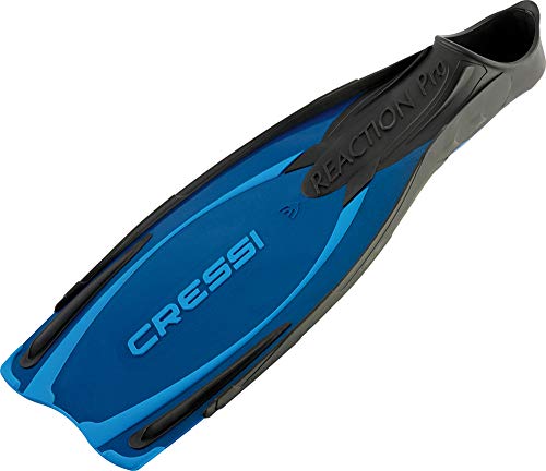 Cressi Reaction - Aletas de buceo de surf y natación, tamaño 40/41, color azul