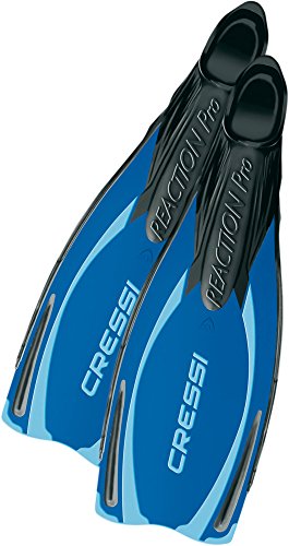 Cressi Reaction - Aletas de buceo de surf y natación, tamaño 40/41, color azul