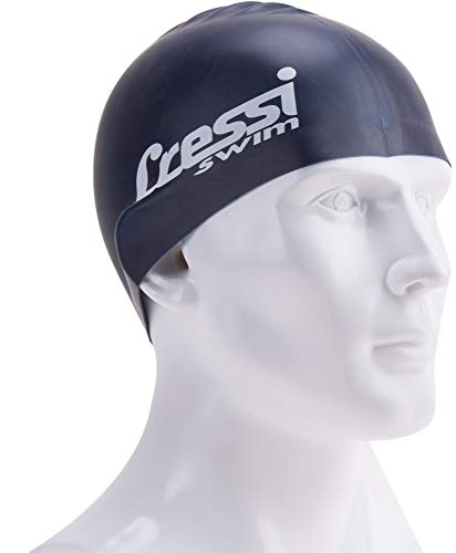 Cressi Silicone Cap Gorro de baño, Unisex Adulto, Azul Oscuro, Uni