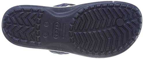 Crocs Crocband Flip Unisex Adulta Chancleta, Azul (Navy), 38/39 EU