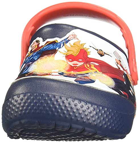 Crocs Fun Lab Avengers Patch Clog Unisex Niños Zoccoli, Azul (Navy), 25/26 EU