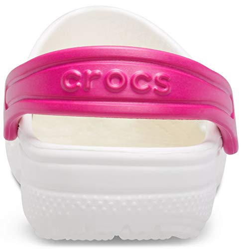 Crocs Fun Lab Classic I AM Unicorn Clog Unisex Niños Zoccoli, Blanco (White), 22/23 EU