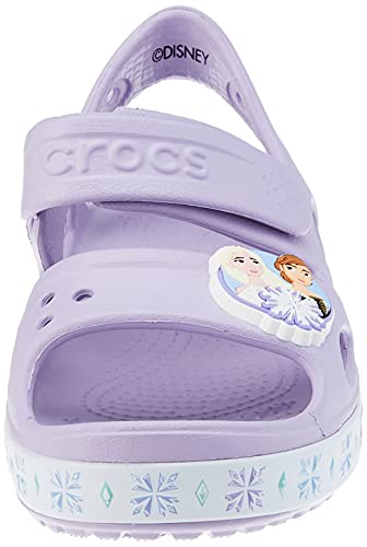 Crocs Fun Lab Disney Frozen II Sandal Unisex Niños Sandali, Morado (Lavender), 27/28 EU