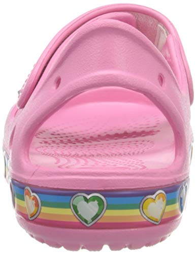 Crocs Fun Lab Rainbow Sandal, Sandalia, Pink Lemonade, 29/30 EU