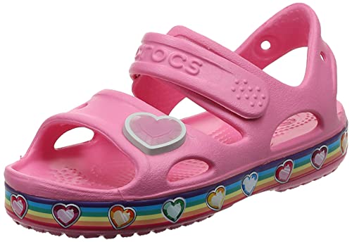 Crocs Fun Lab Rainbow Sandal, Sandalia, Pink Lemonade, 29/30 EU