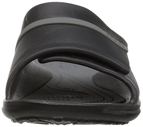 crocs Modi Sport Slide, Chanclas Unisex Adulto, Negro (Black/Graphite), 36/37 EU