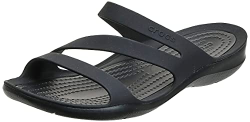 Crocs Swiftwater Sandal Mujer Sandal, Negro (Black), 38/39 EU