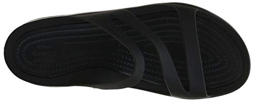 Crocs Swiftwater Sandal Mujer Sandal, Negro (Black), 38/39 EU