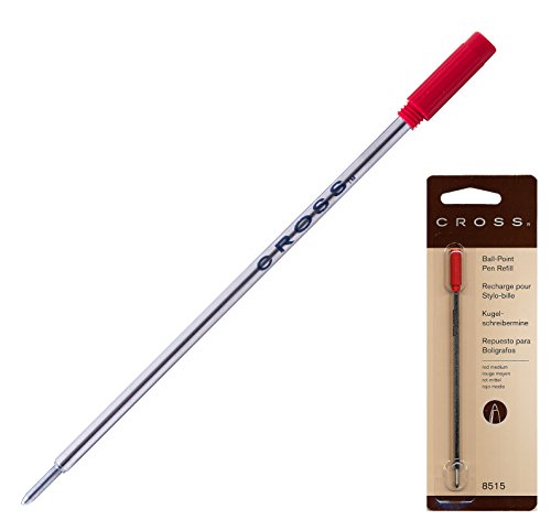 Cross 8515 - Recambio para bolígrafo, medio, color rojo