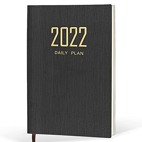 Cuaderno A5, Diario Escolar 2022,Agenda iNeego 2022 Diaria Semanal Mensual,Cuaderno de calendario con horario,Tapa blanda,200 páginas