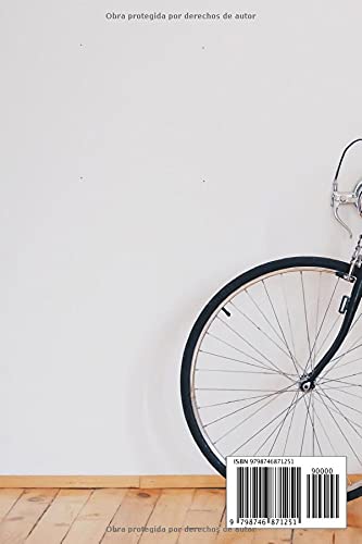 Cuaderno de Ciclismo: Mi cuaderno de ciclismo para rellenar | Libro de ciclismo | Idea de regalo para el ciclista | Formato 6" x 9" pulgadas | Anotar sus salidas y guardar un recuerdo de mis salidas