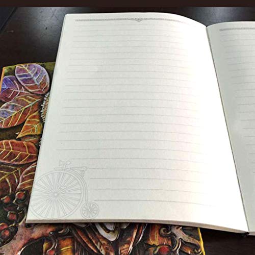 Cuaderno en relieve con diseño de búho, cuaderno de viaje, cuaderno de bocetos, escuela, oficina, papelería, suministros - talla 3D búho