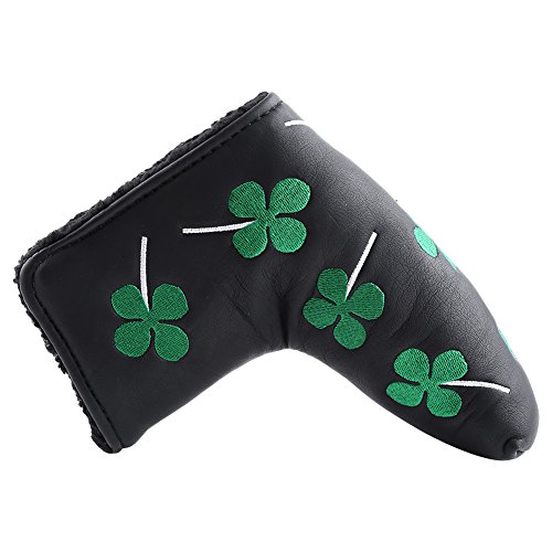 Cubierta para cabeza de palo de golf, palo de golf para cabeza de palo de golf para Scotty Cameron Odyssey Callaway Taylormade Ping, etc, Negro, M