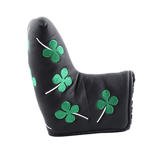 Cubierta para cabeza de palo de golf, palo de golf para cabeza de palo de golf para Scotty Cameron Odyssey Callaway Taylormade Ping, etc, Negro, M