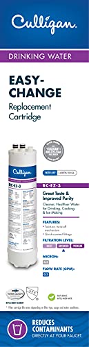 Culligan RC-EZ-1 EZ-Change Cartuchos de repuesto, 3000 galones, RC-EZ-3, 0V