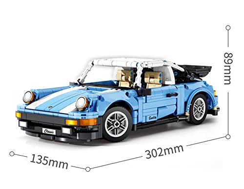 Cxcdxd Technic Juegos de Coches Deportivos para Porsche 911, 967 Piezas 1:14 construcción niños a Partir 6 años, Modelo Coche clásico Juego Compatible con Lego