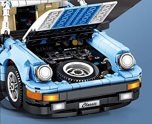 Cxcdxd Technic Juegos de Coches Deportivos para Porsche 911, 967 Piezas 1:14 construcción niños a Partir 6 años, Modelo Coche clásico Juego Compatible con Lego