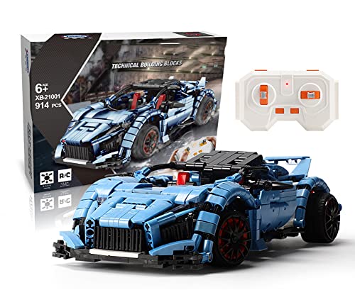 Cxcdxd Technic Sports Car Building Set, 990Pcs Supercar Dynamic Version Racing Advanced Set para Adultos, Juego de construcción Bricolaje Compatible con Lego