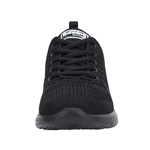 CXWRZB Mujer Hombre Gimnasia Ligero Sneakers Zapatillas de Deportivos de Running para Negro 41 EU