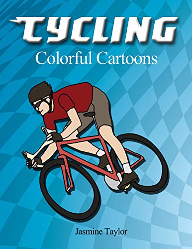 Cycling Colorful Cartoon Illustrations (English Edition)