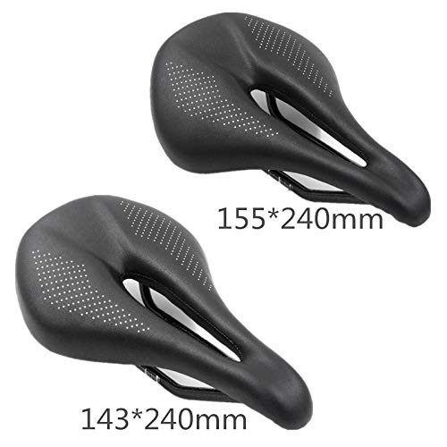 Dagea Sillín de Carbono para Bicicleta Full Carbon Fiber Racing Sillín Delantero Bike Road Bike Piezas de Repuesto para Bicicletas Ligeras Cojín de Asiento Power-14m,143mm